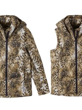 REIMA Convertible Animal Print Water Repellent Insulated Jacket / Vest